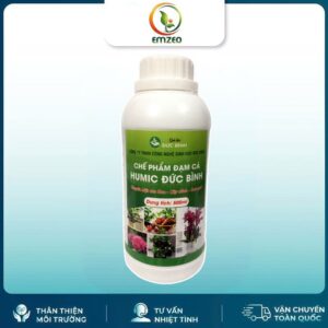 Chế Phẩm Đạm Cá Humic Đức Bình chuyên dùng để tưới rau màu, hoa hồng, hoa lan, qua quả