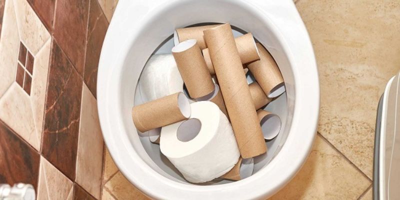 Giấy vệ sinh gây ra tình cảnh bị nghẹt 