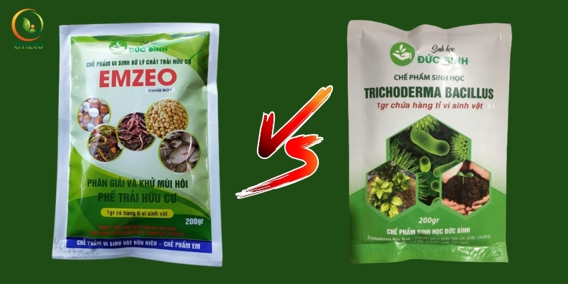So sánh chế phẩm Em và Trichoderma
